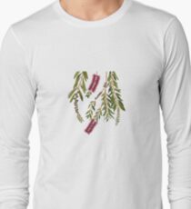Australian Native Flora, Bottlebrush Long Sleeve T-Shirt