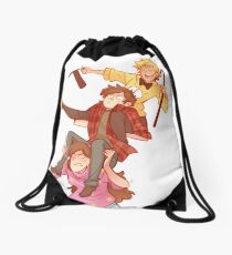 Tower of Trouble Drawstring Bag