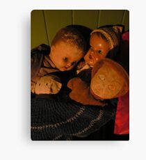 Sonia's childhood Dolls Canvas Print
