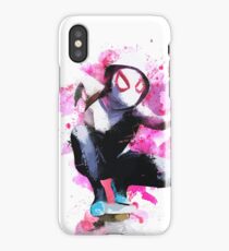 Spider-Gwen - Splatter Art iPhone Case