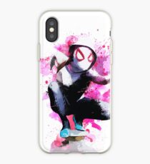 Spider-Gwen - Splatter Art iPhone Case