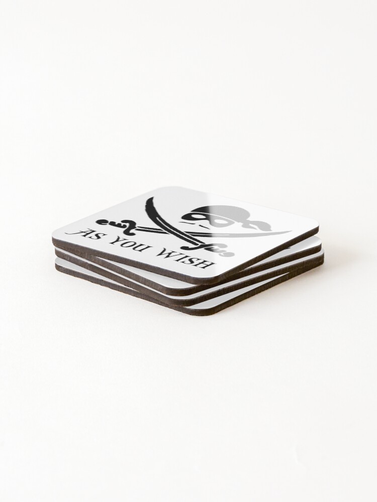 Alternate view of As You Wish... Princess Bride Dread Pirate Roberts Coasters (Set of 4)