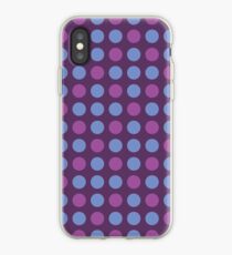 Retro pattern in circles iPhone Case