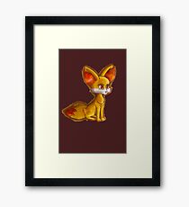 Fire Fennekin Pokemon Framed Print