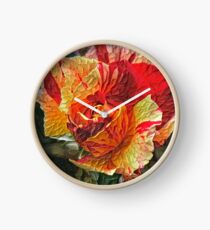 Impasto Rosa Clock