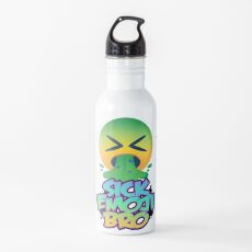 Krankes Emoji Bro Emoji Shirt Smiley Trinkflasche