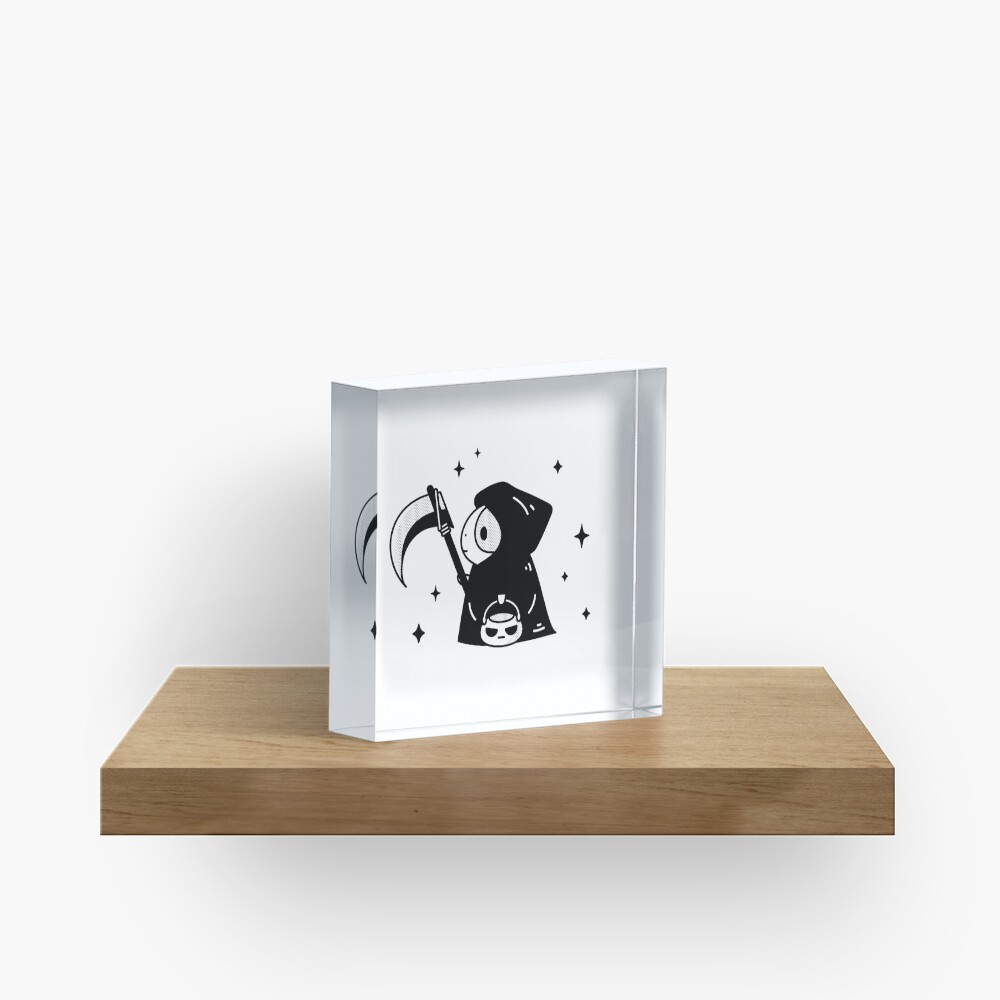 Bubu the Guinea pig, Little Grim Reaper Acrylic Block