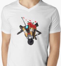 Borderlands Claptrap V-Neck T-Shirt
