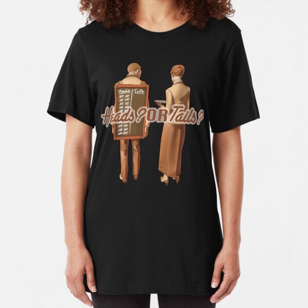 Heads or tails? 2 Slim Fit T-Shirt