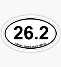 26.2 (Oreos I can eat in one sitting) Sticker