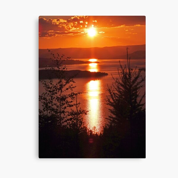 Sunset from Boulder Road Canvas Print