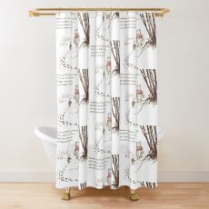 You are BRAVE (transparent background) Shower Curtain