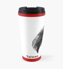 Taiwan street map Travel Mug