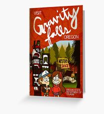 Visit Gravity Falls Greeting Card