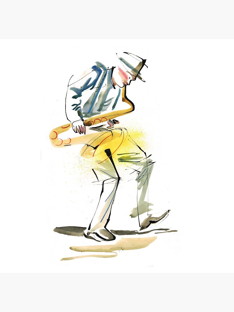 Saxophone Musician art by CatarinaGarcia