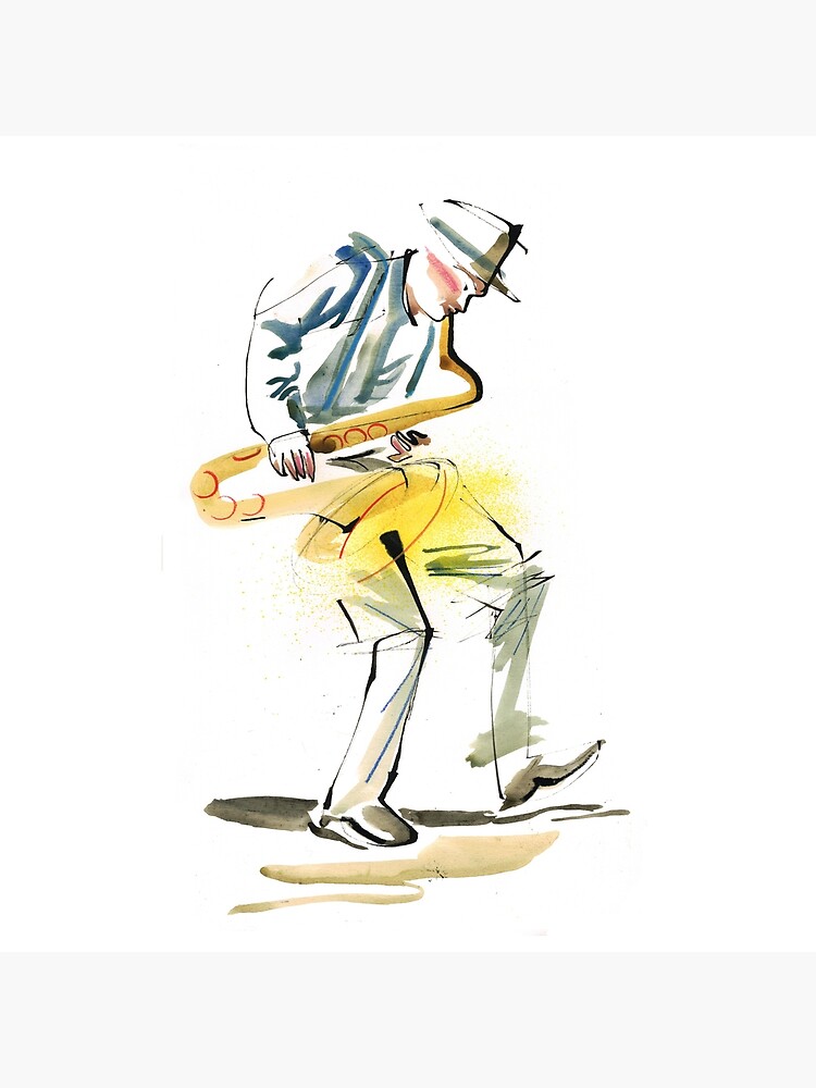 Saxophone Musician art by CatarinaGarcia