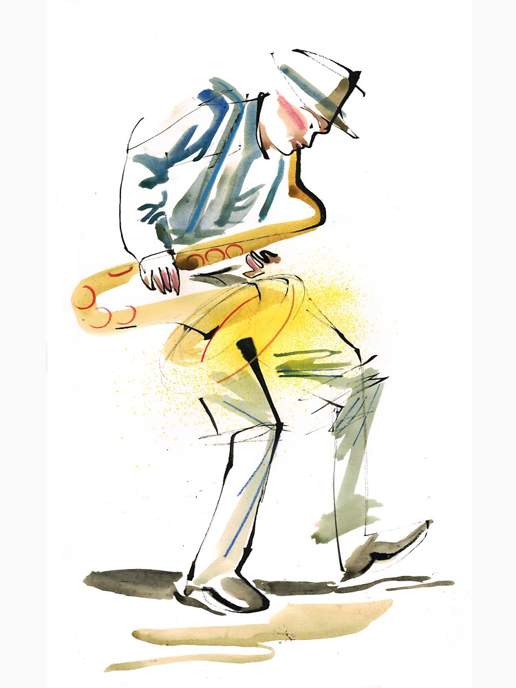 Saxophone Musician art by CatarinaGarcia