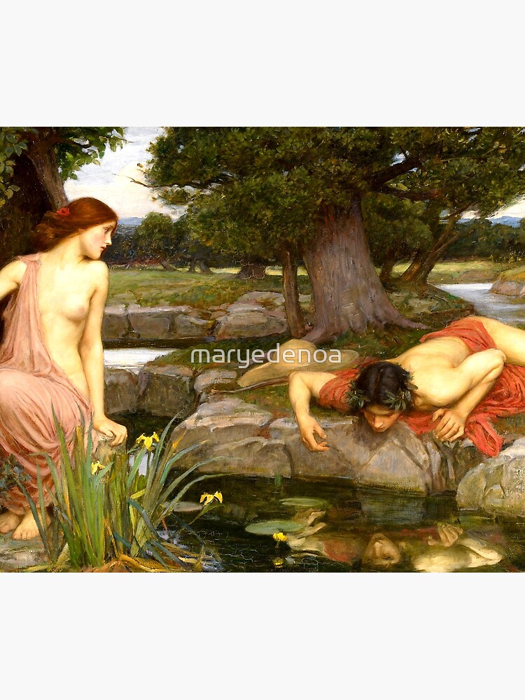 Echo and Narcissus - John William Waterhouse by maryedenoa
