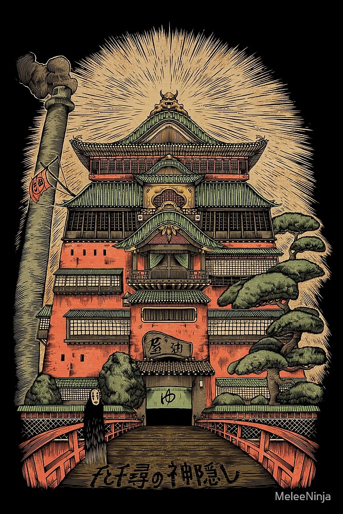 "Yokai Bathhouse" by MeleeNinja | Redbubble