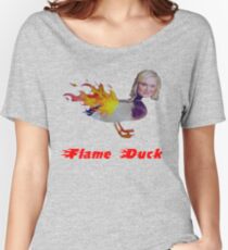 Parks and Recreation Flame Duck Women's Relaxed Fit T-Shirt