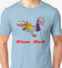 Parks and Recreation Flame Duck Slim Fit T-Shirt