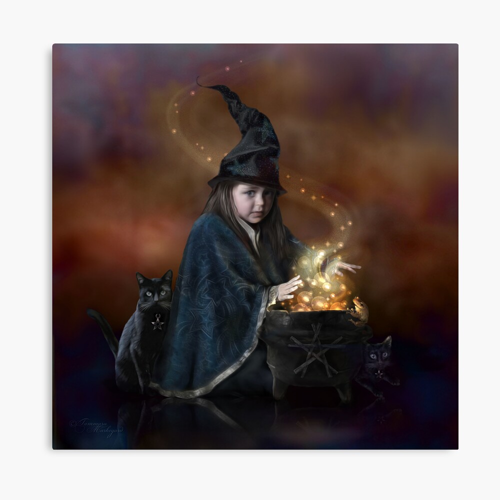 The Little Witch Canvas Print