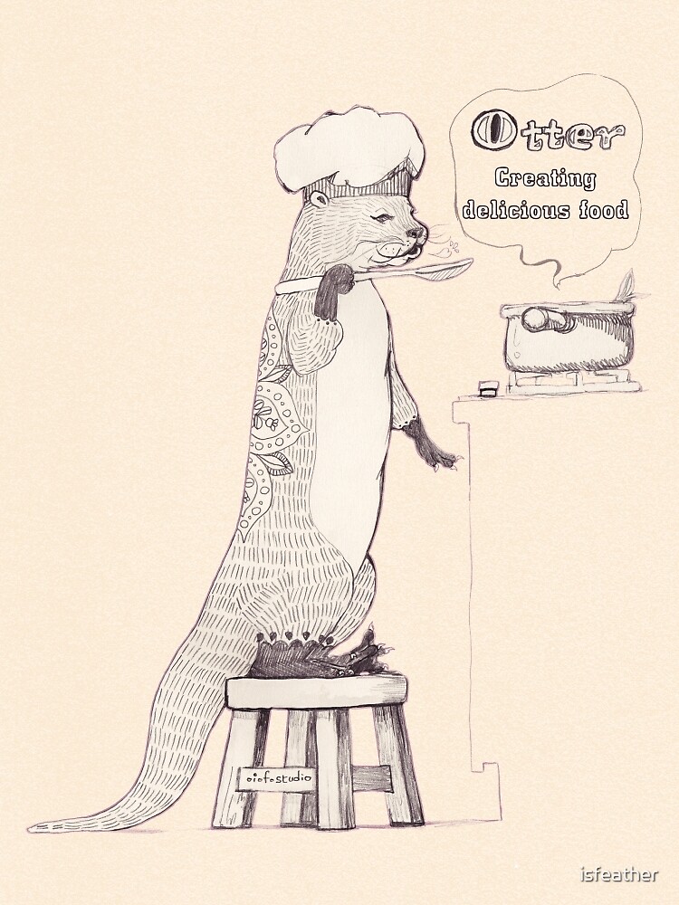 Creating delicious food - Otter - Oldlace by isfeather