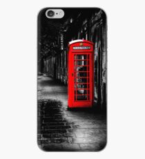 London Calling - Red British Telephone Box iPhone Case