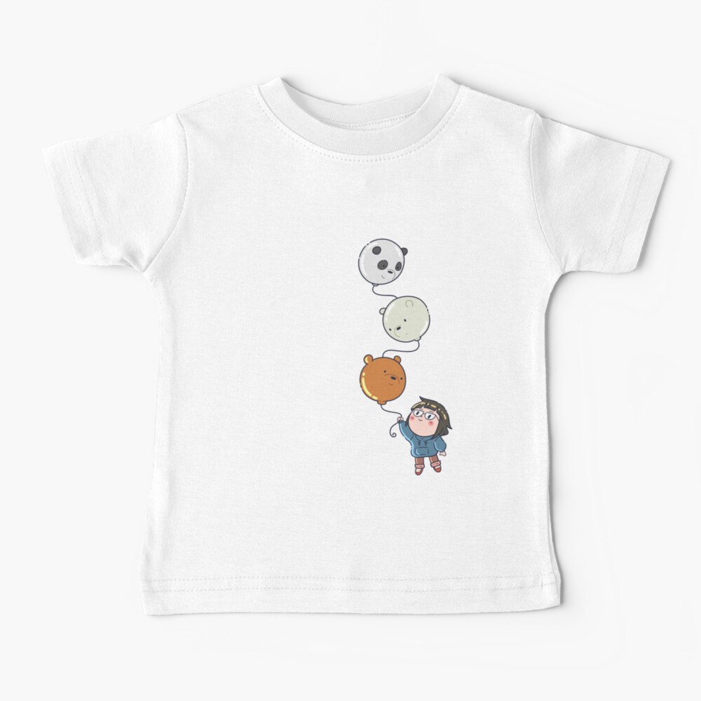 We Bare Bears balloon Baby T-Shirt