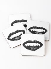 Vampire Bite Coasters