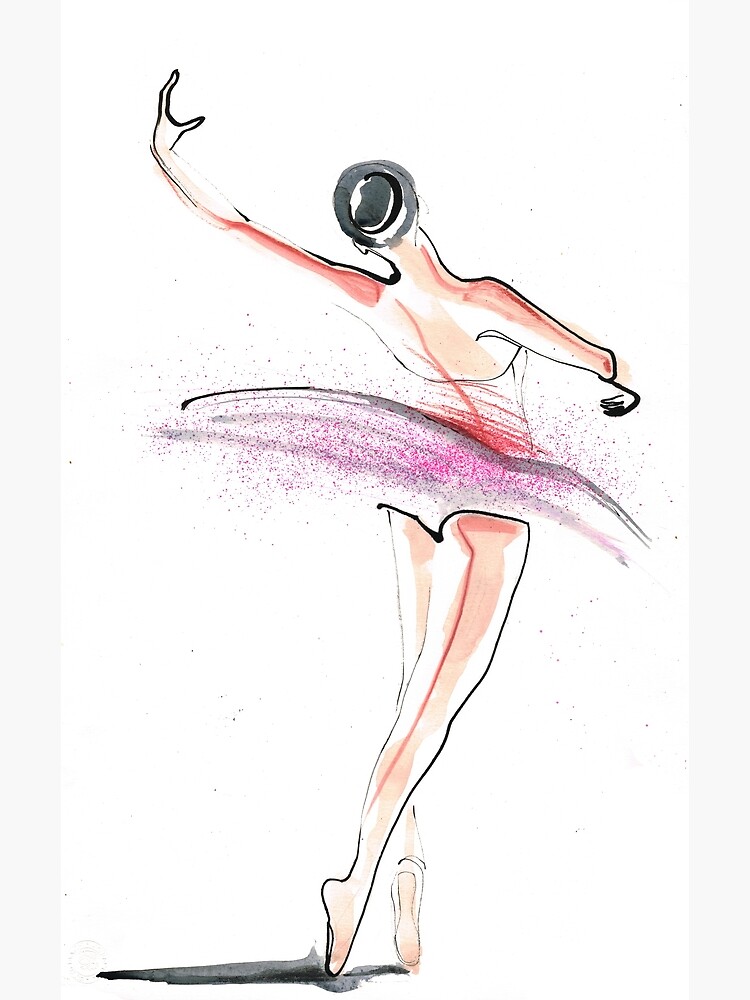 Ballerina Dance Drawing by CatarinaGarcia