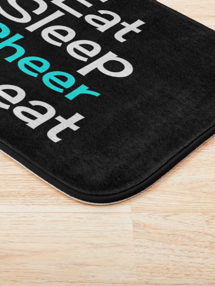 Alternate view of Eat, Sleep, Cheer, Repeat Bath Mat