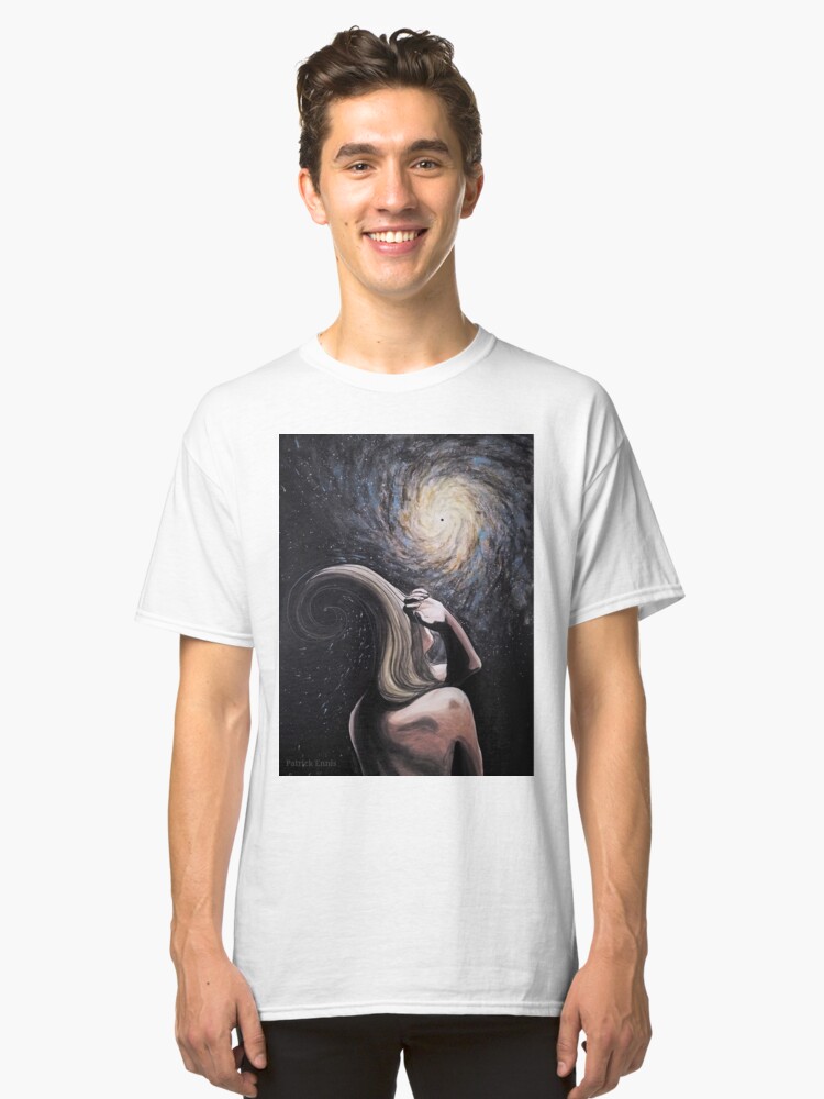 Alternate view of head in a spin Classic T-Shirt