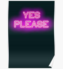 YES PLEASE Poster