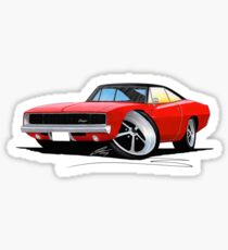 Dodge Charger Red Sticker