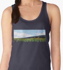 A Field of Sunflowers in Pennsylvania Women's Tank Top
