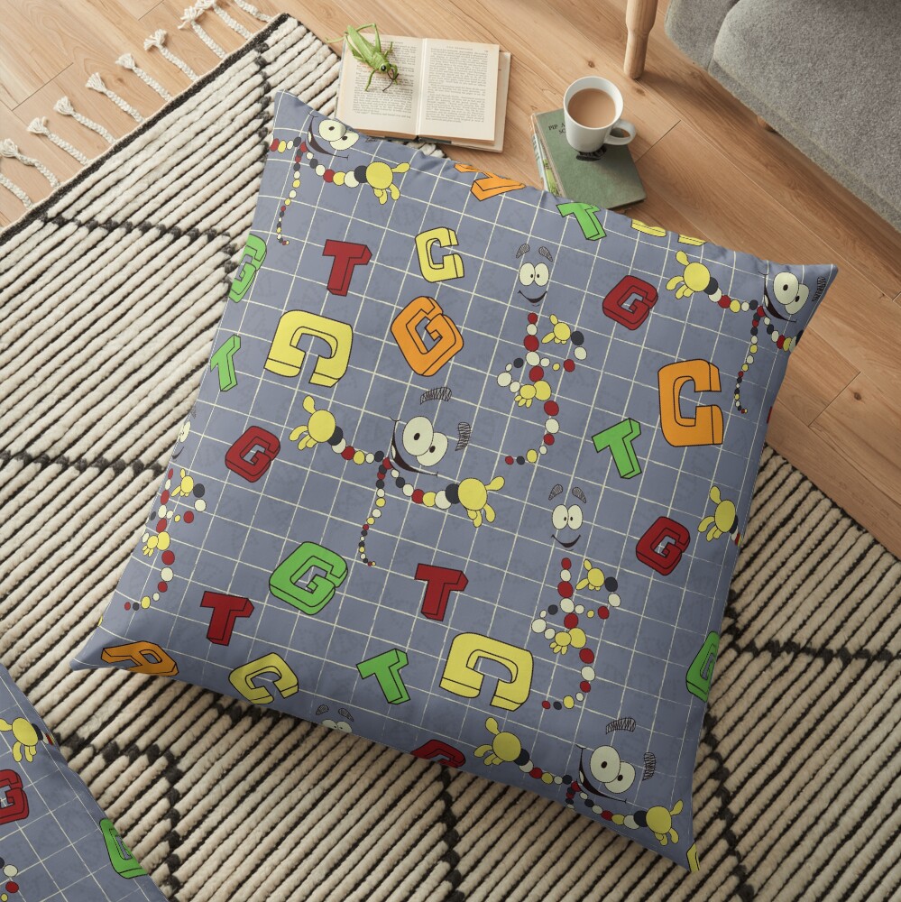 Dino DNA Floor Pillow