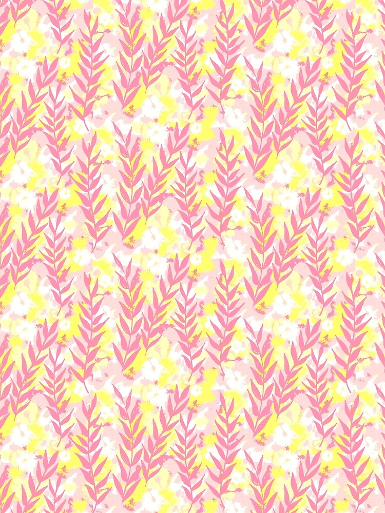 Blätter in Pfirsichfarbe von RanitasArt