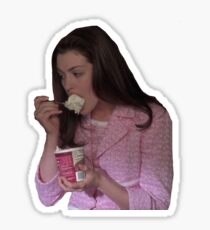 Mia Thermopolis Eating Ice Cream Sticker