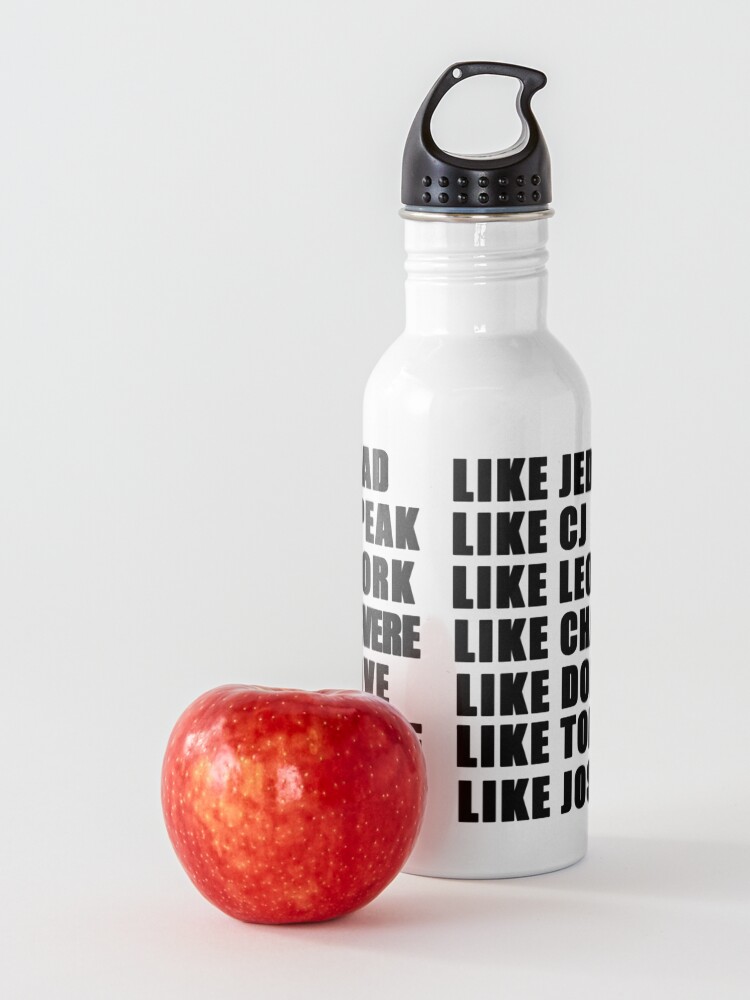 Alternate view of live like the west wing Water Bottle