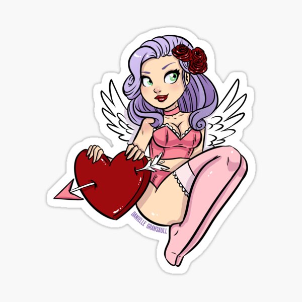 Cupid's Heart Sticker