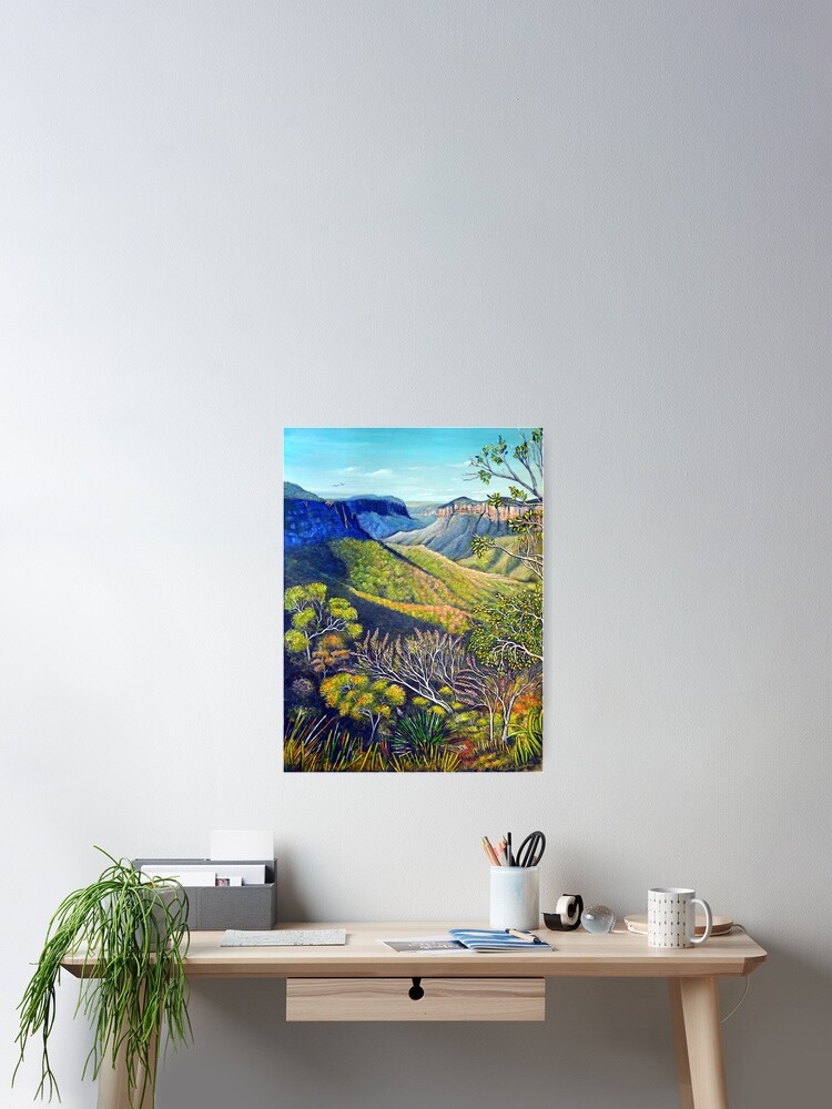 Alternate view of Govetts Leap Lookout, Blue Mountains Poster