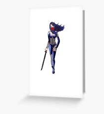 Female Ninja Greeting Card