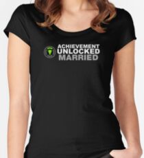 Achievement Unlocked Married Women's Fitted Scoop T-Shirt