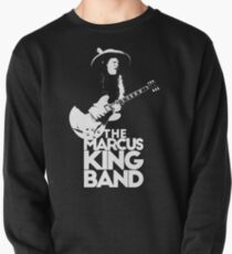 The Marcus - White Stencil Pullover Sweatshirt