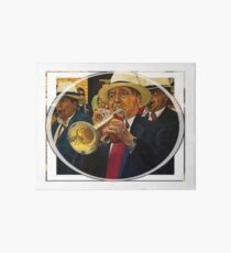 Jazz At The Quinta Bolivar Art Board Print