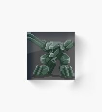 Metal Gear Pixel Acrylic Block
