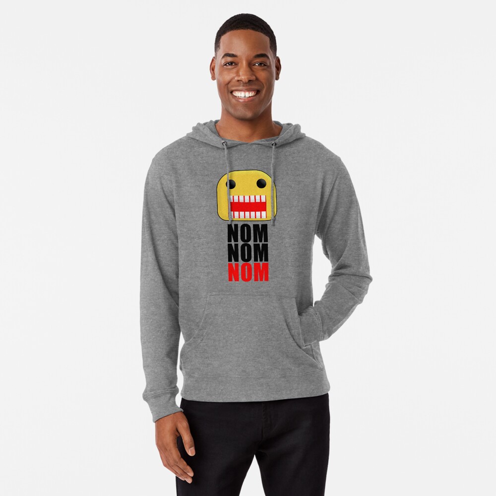 Roblox Feed The Noob Lightweight Hoodie By Jenr8d Designs - roblox noob t pose kids pullover hoodie by smoothnoob redbubble