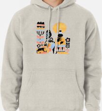 Scandinavian Pug Yoga Pullover Hoodie
