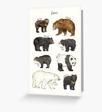 Bears Greeting Card